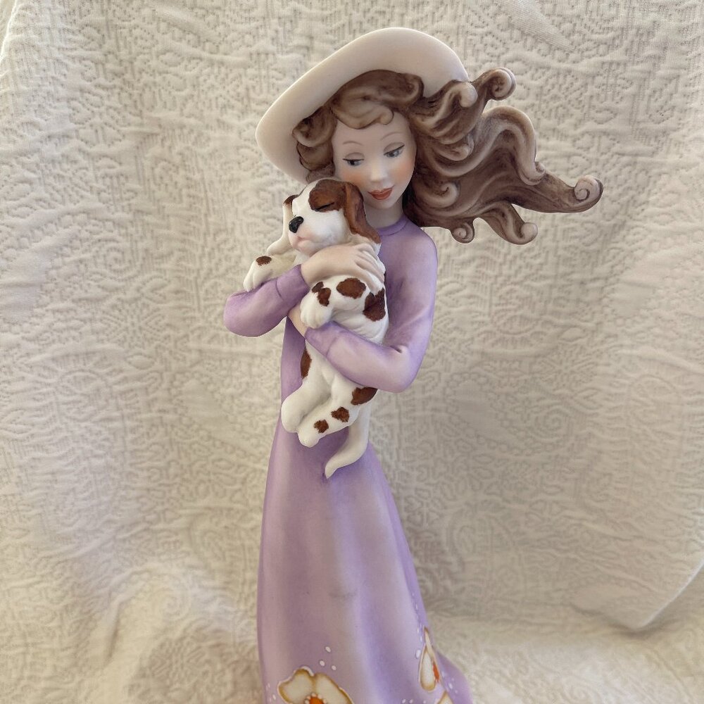 Giuseppe Armani My Puppy Sculpture Item #2223C 11.75 " high
